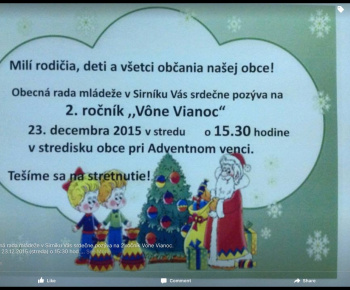 Vôňa Vianoc 2015 s ORM Sirník