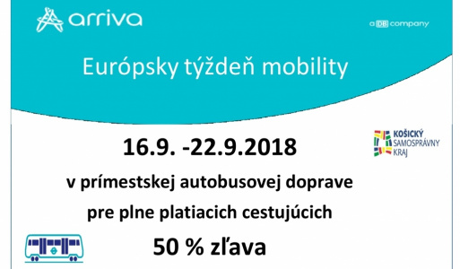 Arriva Európsky týždeň mobility