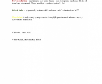 Vodozádržný systém v obci Sirník