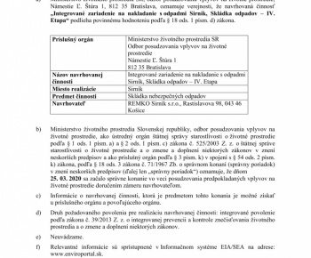 Vodozádržný systém v obci Sirník