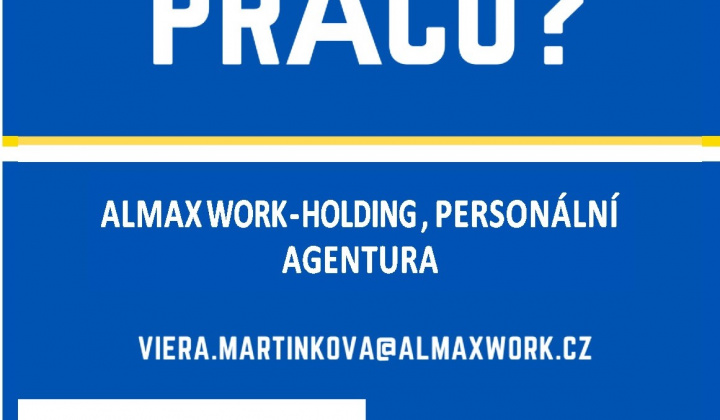 Pracovné ponuky - ALMAX WORK – Holding, personálna agentúra